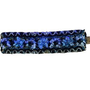 Elegant Blue Beaded Bracelet